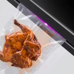 TINANA Vacuum Sealer Machine, 80 Kpa Automatic Vacuum Sealer for Food Preservation, External Vacuum Sealable Canisters, Dry & Wet Mode for All Storage Needs-Black