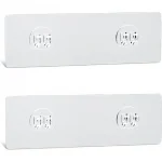 AKTECKE Shower Caddy Adhesive Replacement, No Drilling Transparent Adhesive Wall Hooks