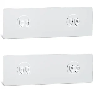 AKTECKE Shower Caddy Adhesive Replacement, No Drilling Transparent Adhesive Wall Hooks