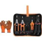 AKTECKE 4 Pack Professional Bypass Pruning Shears, Stainless Steel Cutter Clippers, Sharp Hand Pruner, Garden Trimmer Scissors Kit with Storage Bag