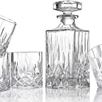Whiskey Decanter Set with Glasses and Whiskey Stones, Whiskey Decanter Sets for Men, Anniversary Birthday Gifts for Father Mother Husband